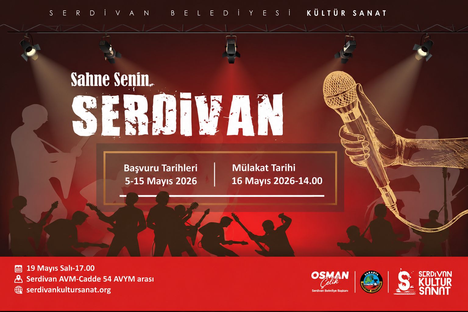 19 Mayıs Coşkusuyla 'Sahne Senin Serdivan!'