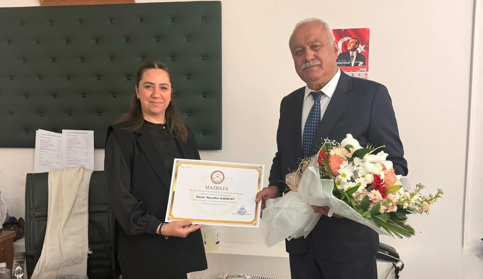 Kabacan mazbatasını aldı