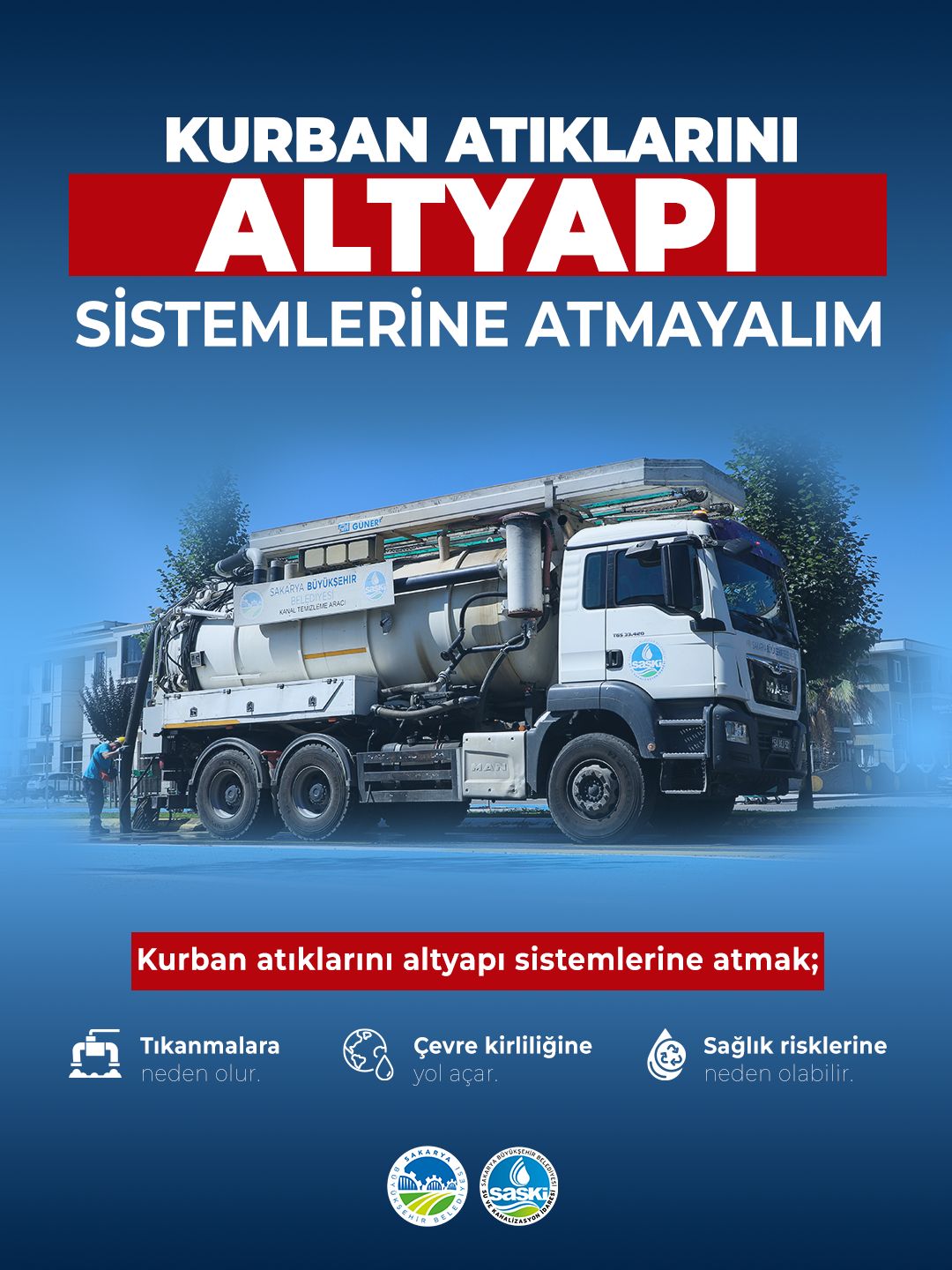 SASKİ'den kurban atığı uyarısı