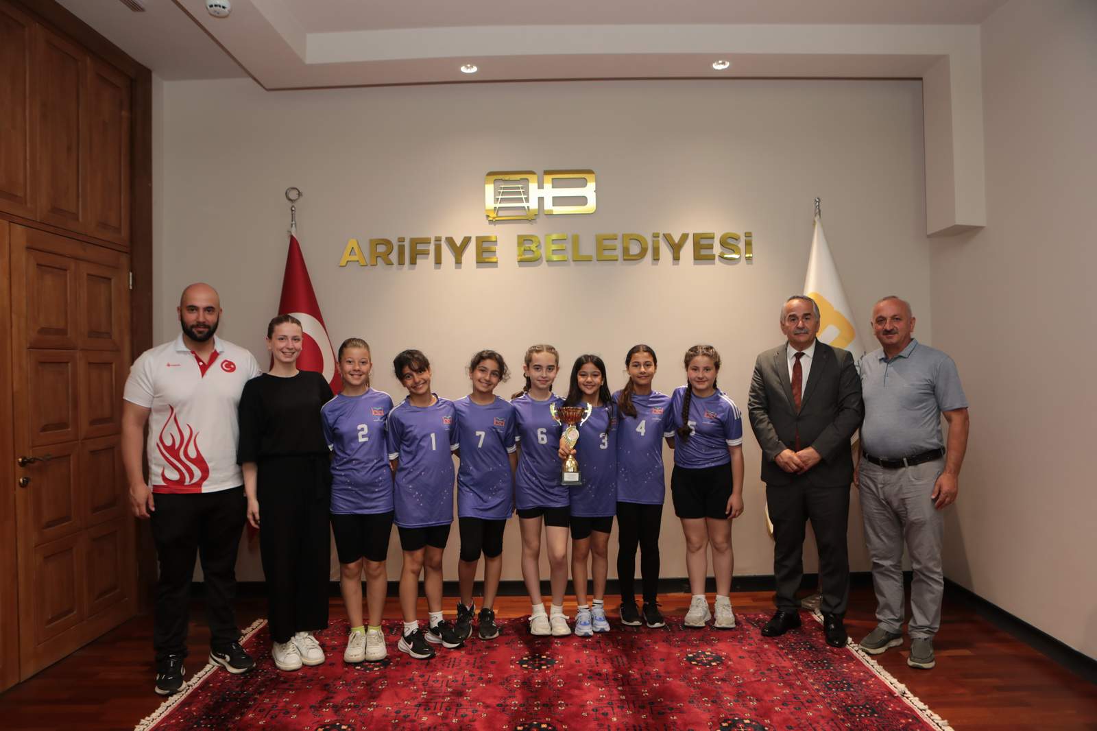 Şampiyonlardan başkana ziyaret