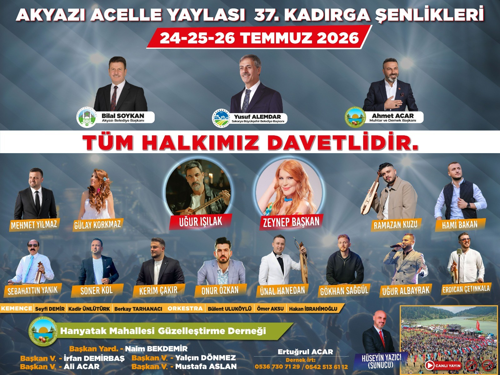 Acelle Yaylasında şenlik var