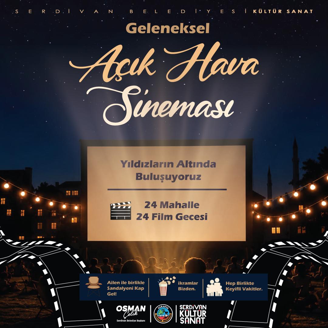 Serdivan’da geleneksel sinema geceleri